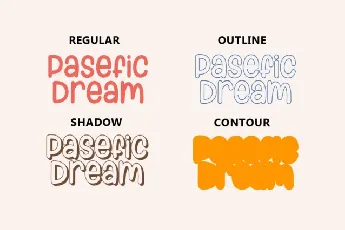 Pasefic Dream font