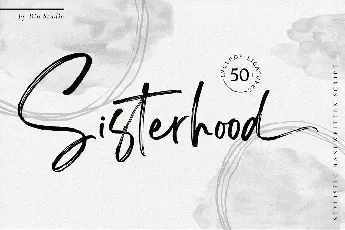 Sisterhood Brush Script font