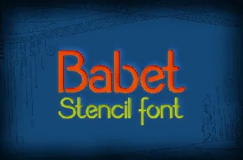 Babet font