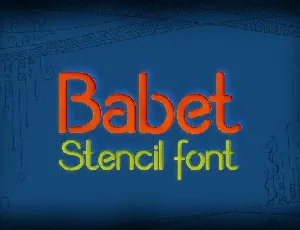 Babet font