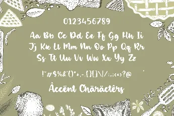 Baked Almond font