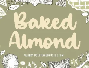 Baked Almond font