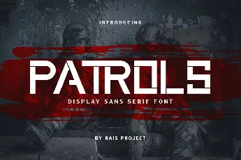 Patrols Demo font