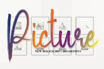 Picture Script font