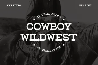 COWBOY WILDWEST font