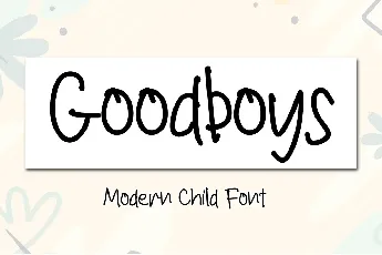 Goodboys - Personal Use font