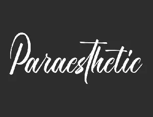 Paraesthetic font