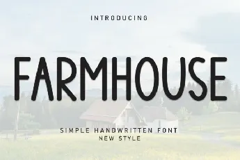 Farmhouse Display font