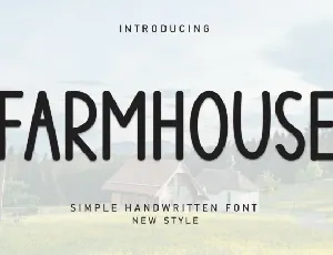 Farmhouse Display font