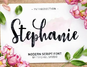 Stepanie font