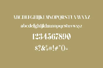 Masky font