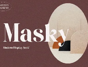 Masky font