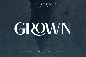 Grown Elegant Serif font