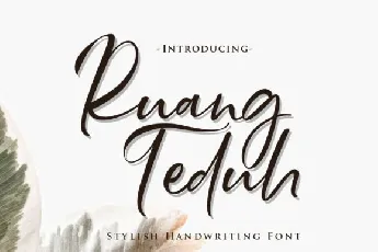 Ruang Teduh font