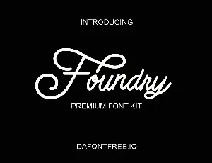 Foundry Kit Free font