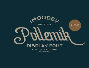 Pollemik font