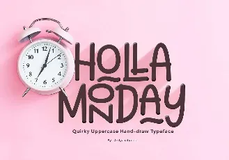 Holla Monday font