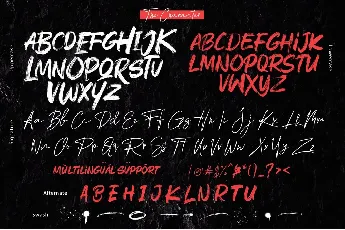 Rushink DEMO font