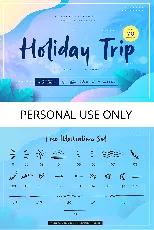 Holiday Trip font