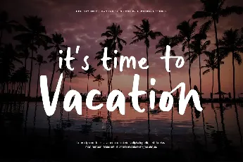 Holiday Trip font