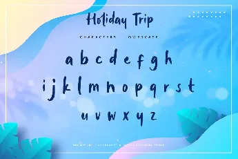 Holiday Trip font