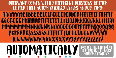 Observant DEMO font