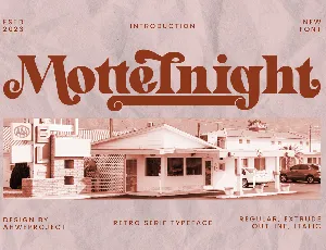 Mottelnight font