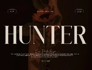 Hunter font