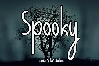 Spooky Display font