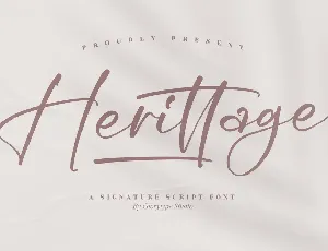 Herittage font