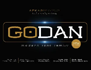 Godan Family font