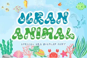 Ocean Animal font