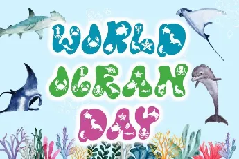 Ocean Animal font