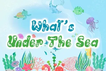 Ocean Animal font