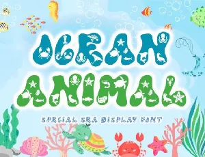 Ocean Animal font