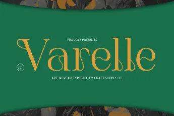 Varelle font