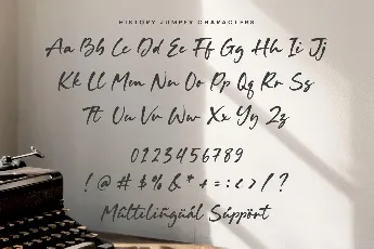 History Jumper font