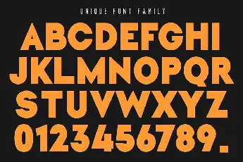 Unique Sans Serif font