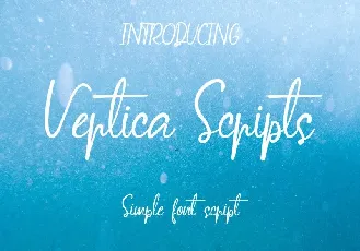 Vertica Script font