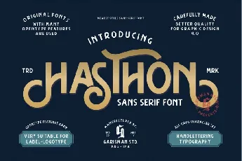 Hasthon Vintage font