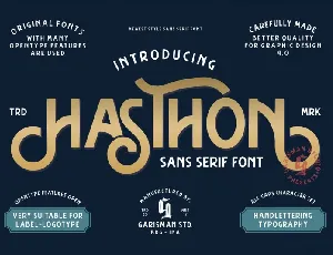 Hasthon Vintage font