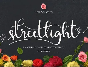 Streetlight Script Free font