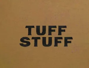 Tuff Stuff font