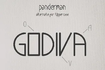 panderman font