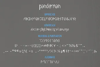 panderman font