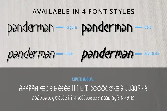 panderman font