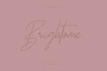 Brightome font