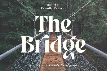 The Bridge font