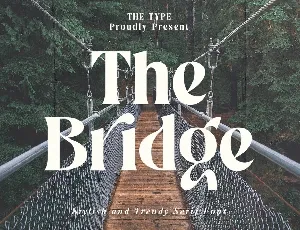 The Bridge font