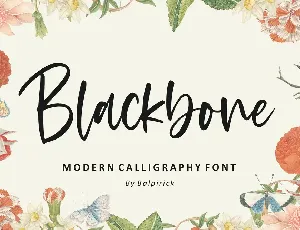 Blackbone font